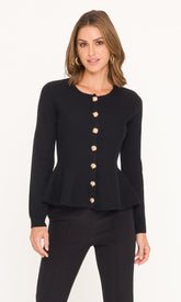 GENERATION LOVE WINSLET PEPLUM CARDIGAN